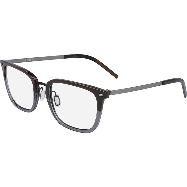 Flexon B2020 221 Men's Eyeglasses Brown Size 55 - Blue Light Block Available