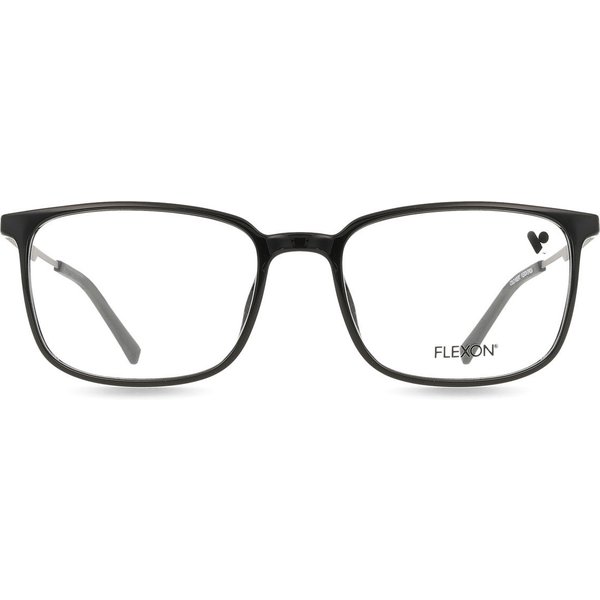 Flexon EP8024 001 Men's Eyeglasses Black Size 55 - Blue Light Block Available