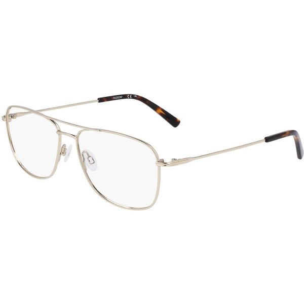 Flexon H6065 N 710 Men's Eyeglasses Gold Size 54 - Blue Light Block Available