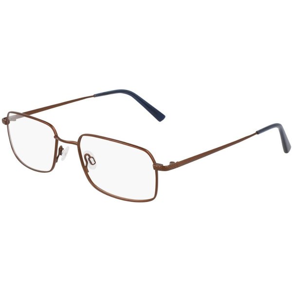 Flexon H6074 210 Men's Eyeglasses Brown Size 55 - Blue Light Block Available