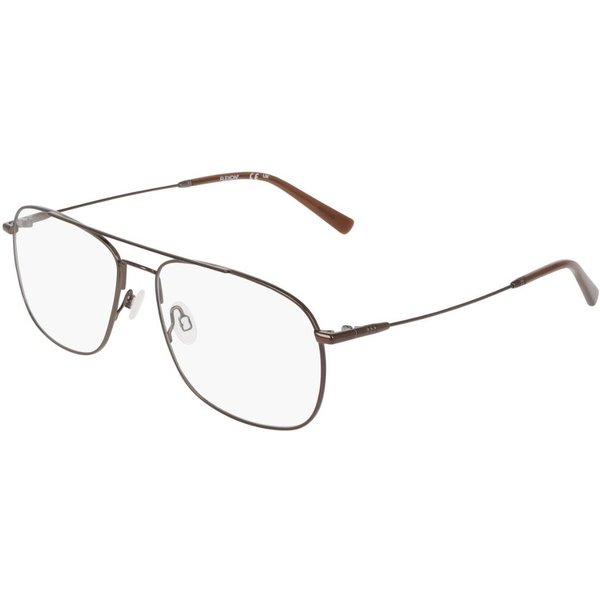 Flexon H6091 210 Men's Eyeglasses Brown Size 57 - Blue Light Block Available