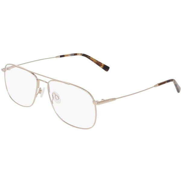 Flexon H6091 710 Men's Eyeglasses Gold Size 57 - Blue Light Block Available