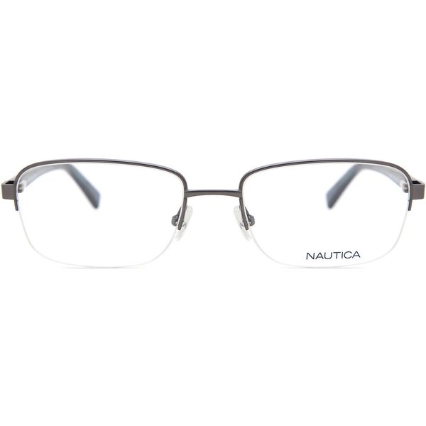 Nautica N7301 030 Men's Eyeglasses Grey Size 57 - Blue Light Block Available