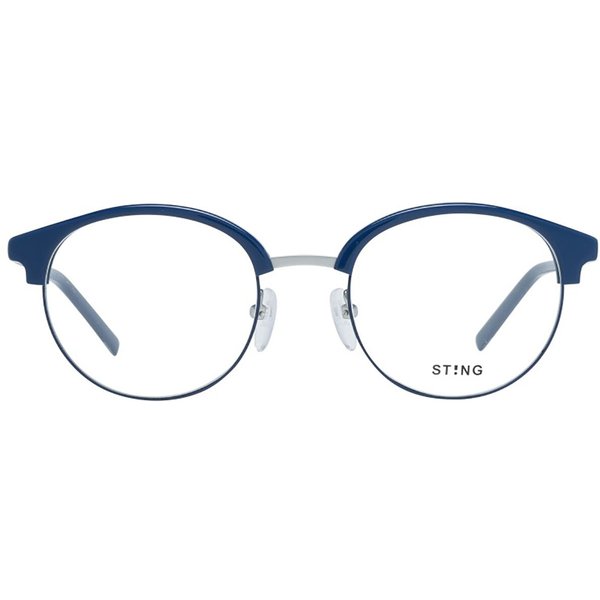 Sting VST181 0502 Men's Eyeglasses Blue Size 49 - Blue Light Block Available