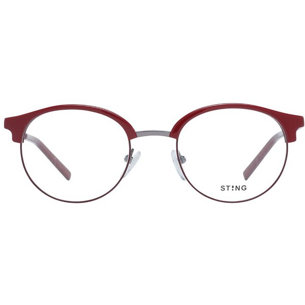 Sting VST181 0597 Men's Eyeglasses Red Size 49 - Blue Light Block Available