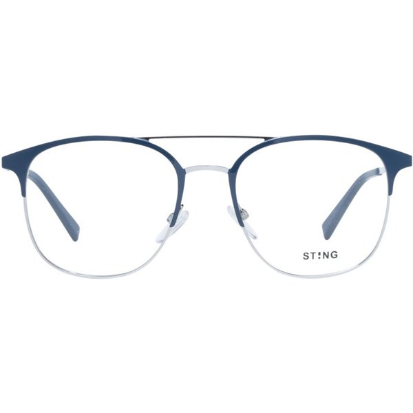 Sting VST338 0514 Men's Eyeglasses Silver Size 51 - Blue Light Block Available