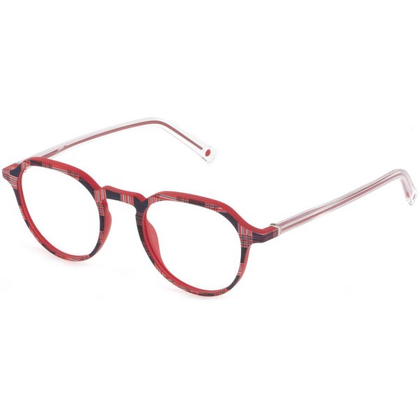 Sting VSJ702 0VBF Men's Eyeglasses Red Size 45 - Blue Light Block Available