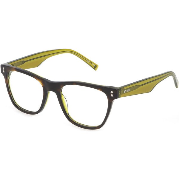 Sting VSJ703 07NV Men's Eyeglasses Tortoiseshell Size 48 - Blue Light Block Available