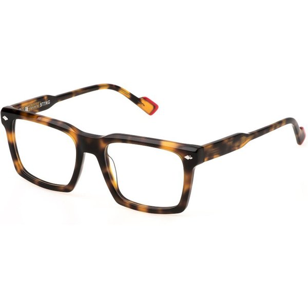 Sting VST507L 0741 Men's Eyeglasses Tortoiseshell Size 51 - Blue Light Block Available