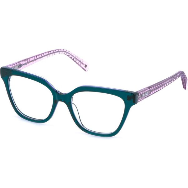 Sting VSJ757 09CT Men's Eyeglasses Green Size 50 - Blue Light Block Available