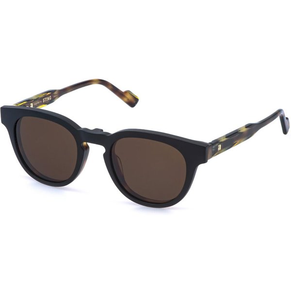Sting UST588 with Clip-On 752P Men's Eyeglasses Tortoiseshell Size 49 - Blue Light Block Available