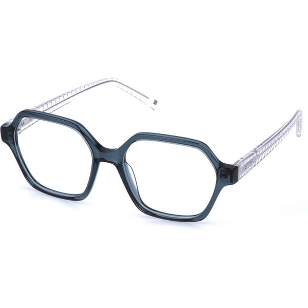Sting VSJ756 0U11 Men's Eyeglasses Blue Size 50 - Blue Light Block Available