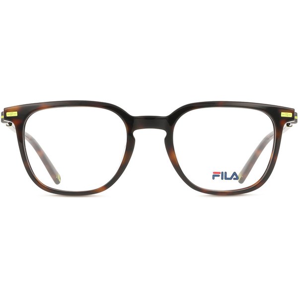 Fila VFI443 0C10 Men's Eyeglasses Tortoiseshell Size 50 - Blue Light Block Available