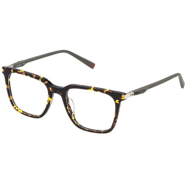 Fila VFI876 0779 Men's Eyeglasses Tortoiseshell Size 53 - Blue Light Block Available