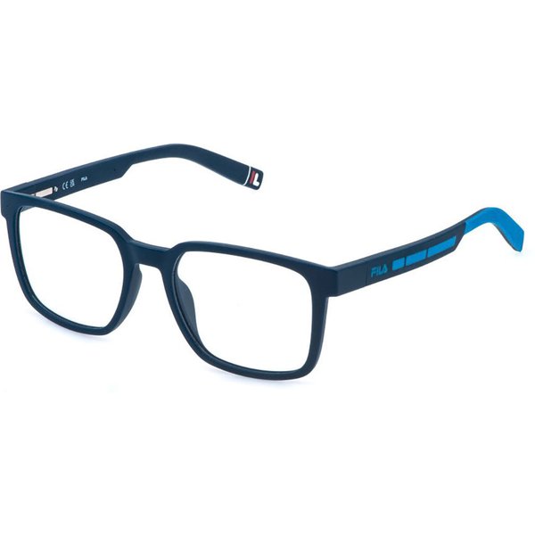 Fila VFIA90 06QS Men's Eyeglasses Blue Size 54 - Blue Light Block Available