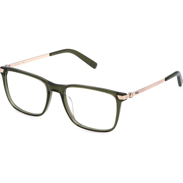 Fila VFIB01 09HF Men's Eyeglasses Green Size 55 - Blue Light Block Available