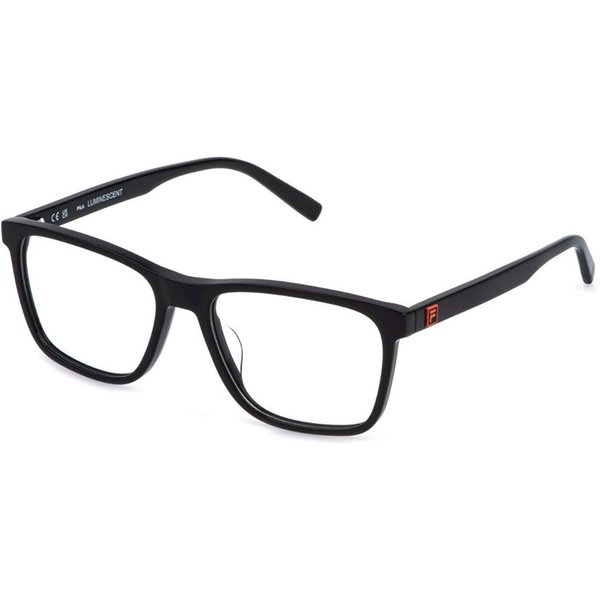 Fila VFID05 0700 Men's Eyeglasses Black Size 54 - Blue Light Block Available