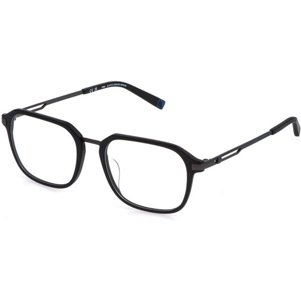 Fila VFID16 0703 Men's Eyeglasses Black Size 53 - Blue Light Block Available
