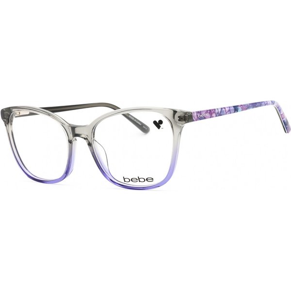 Bebe BB5206 050 Women’s Eyeglasses Purple Size 53 - Blue Light Block Available