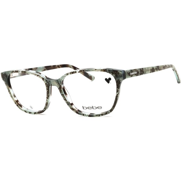 Bebe BB5220 400 Women’s Eyeglasses Green Size 55 - Blue Light Block Available