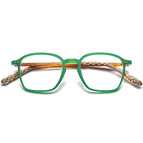 Etnia Barcelona Cooper GRHV Men's Eyeglasses Green Size 48 - Blue Light Block Available