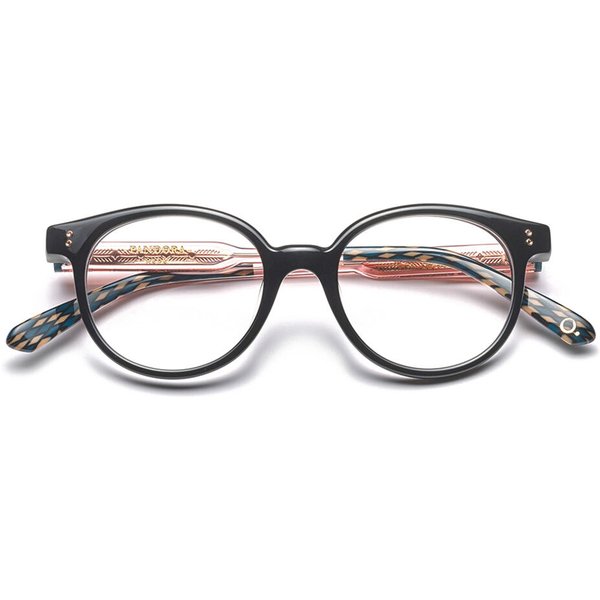 Etnia Barcelona Pandora 48O BKPK Women’s Eyeglasses Black Size 48 - Blue Light Block Available