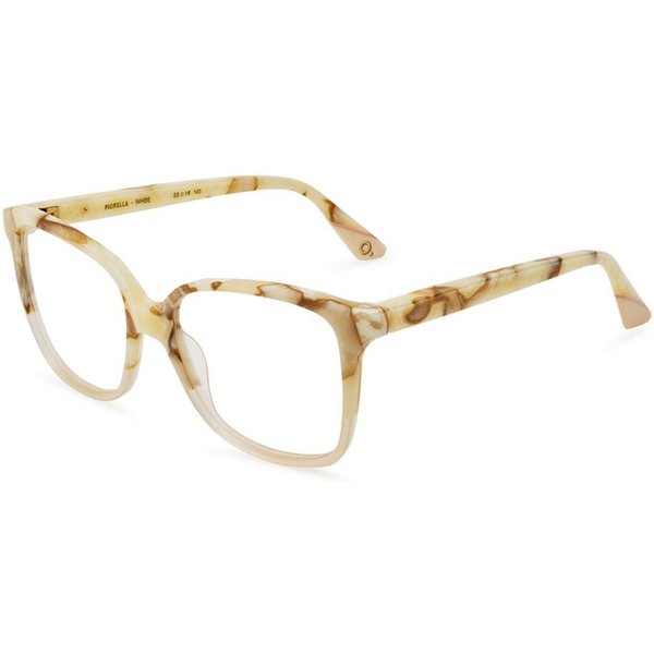 Etnia Barcelona Fiorella WHBE Women’s Eyeglasses Brown Size 55 - Blue Light Block Available
