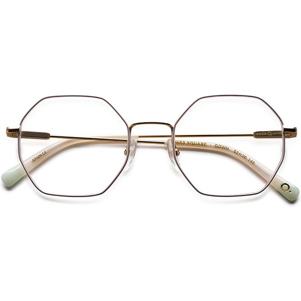 Etnia Barcelona Times Square GDWH Women’s Eyeglasses White Size 52 - Blue Light Block Available