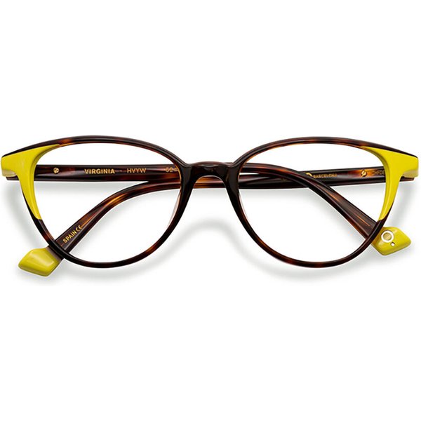 Etnia Barcelona Virginia HVYW Women’s Eyeglasses Tortoiseshell Size 52 - Blue Light Block Available