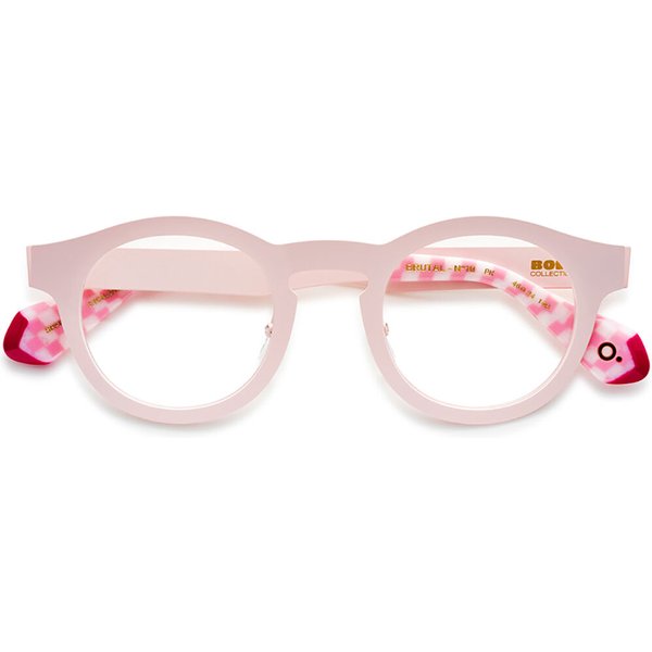 Etnia Barcelona Brutal No.10 PK Men's Eyeglasses Pink Size 46 - Blue Light Block Available