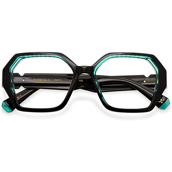 Etnia Barcelona Mambo Rx.2 BKTQ Women’s Eyeglasses Size 53 - Blue Light Block Available
