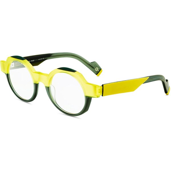 Etnia Barcelona Bruce YWGR Men's Eyeglasses Green Size 46 - Blue Light Block Available