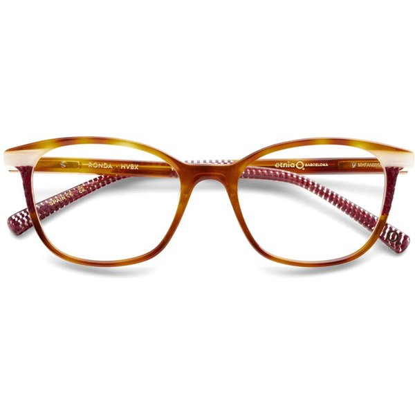 Etnia Barcelona Ronda HVBX Women’s Eyeglasses Tortoiseshell Size 49 - Blue Light Block Available