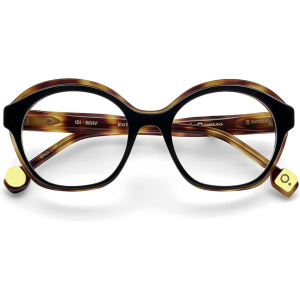 Etnia Barcelona Idi BKHV Women’s Eyeglasses Black Size 51 - Blue Light Block Available