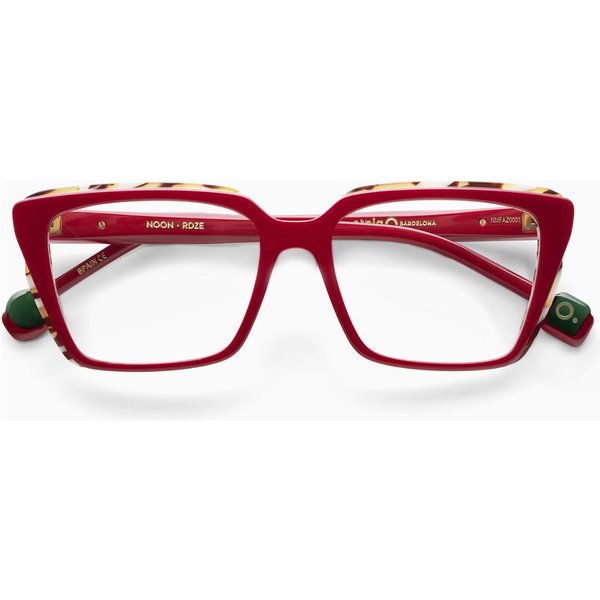 Etnia Barcelona Noon RDZE Women’s Eyeglasses Red Size 52 - Blue Light Block Available