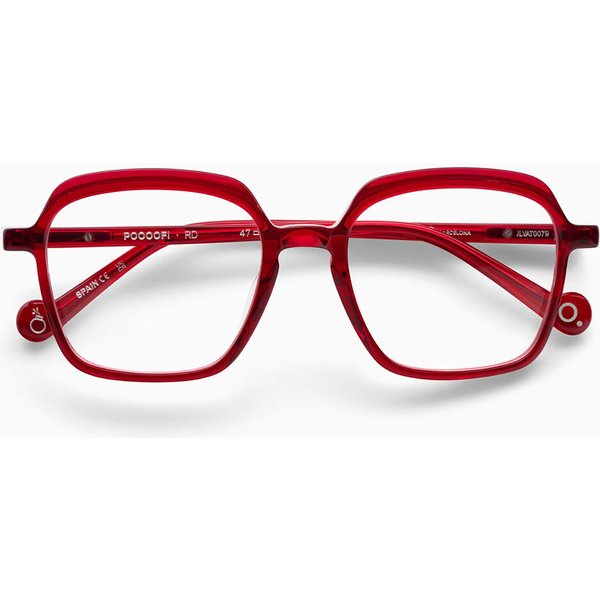 Etnia Barcelona Poooof Kids RD Kids' Eyeglasses Red Size 47 - Blue Light Block Available
