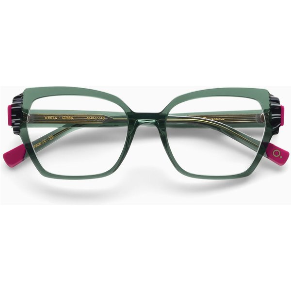 Etnia Barcelona Vesta GRBK Women’s Eyeglasses Green Size 51 - Blue Light Block Available
