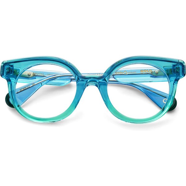 Etnia Barcelona Brutal No.30 TQ Women’s Eyeglasses Blue Size 49 - Blue Light Block Available