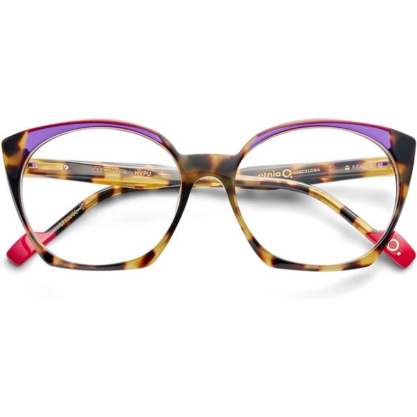 Etnia Barcelona Cleopatra HVPU Women’s Eyeglasses Tortoiseshell Size 56 - Blue Light Block Available