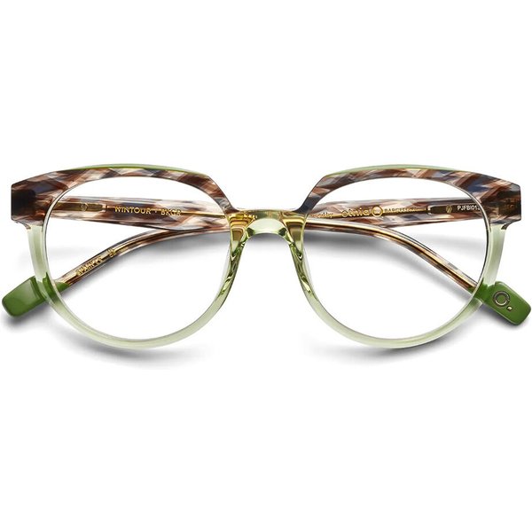 Etnia Barcelona Wintour BKGR Women’s Eyeglasses Brown Size 51 - Blue Light Block Available