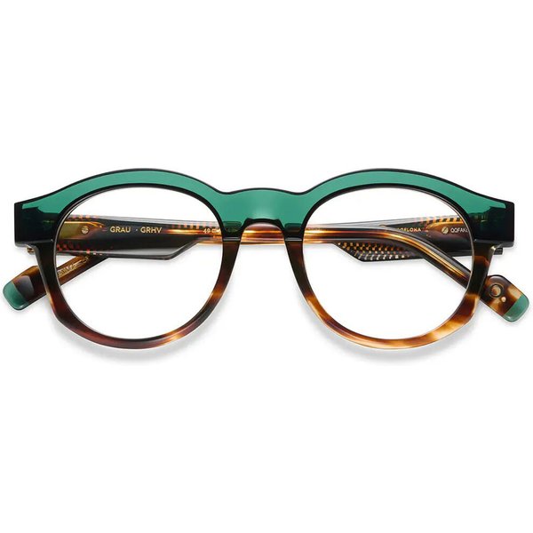 Etnia Barcelona Grau GRHV Men's Eyeglasses Green Size 49 - Blue Light Block Available