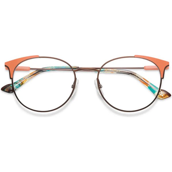 Etnia Barcelona Nohi BROG Women’s Eyeglasses Brown Size 51 - Blue Light Block Available