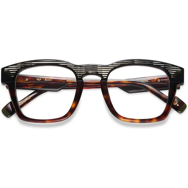 Etnia Barcelona Pep BKHV Men's Eyeglasses Black Size 50 - Blue Light Block Available