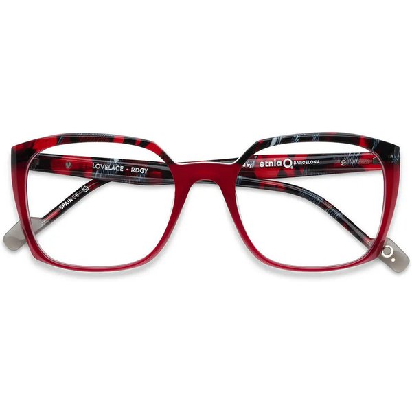 Etnia Barcelona Lovelace RDGY Women’s Eyeglasses Red Size 52 - Blue Light Block Available