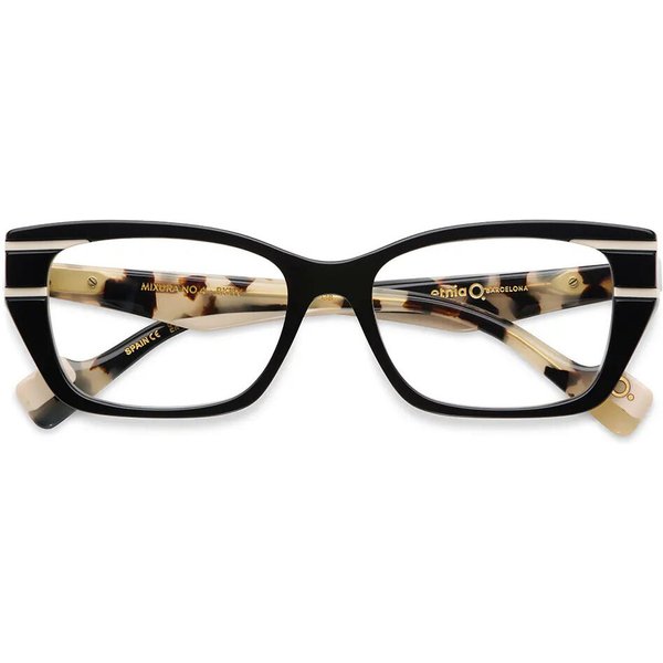 Etnia Barcelona Mixura No4 BKHV Women’s Eyeglasses Black Size 52 - Blue Light Block Available