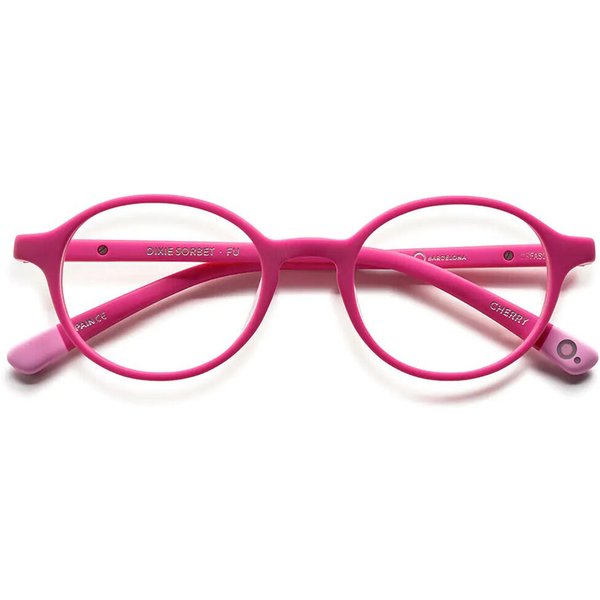 Etnia Barcelona Dixie Kids FU Kids' Eyeglasses Pink Size 43 - Blue Light Block Available