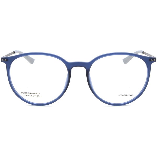Jaguar 36827 3100 Men's Eyeglasses Blue Size 52 - Blue Light Block Available