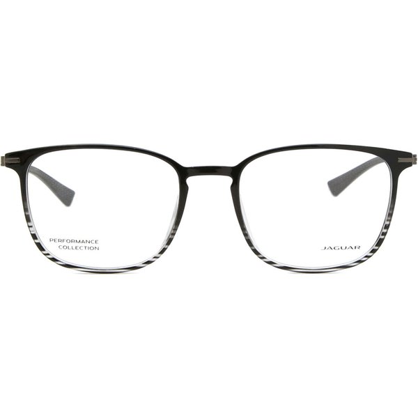 Jaguar 36831 6100 Men's Eyeglasses Black Size 52 - Blue Light Block Available