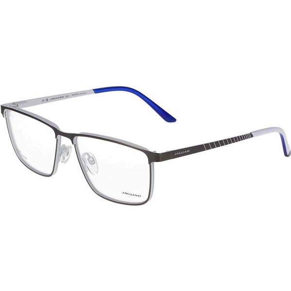 Jaguar 33644 4200 Men's Eyeglasses Grey Size 57 - Blue Light Block Available