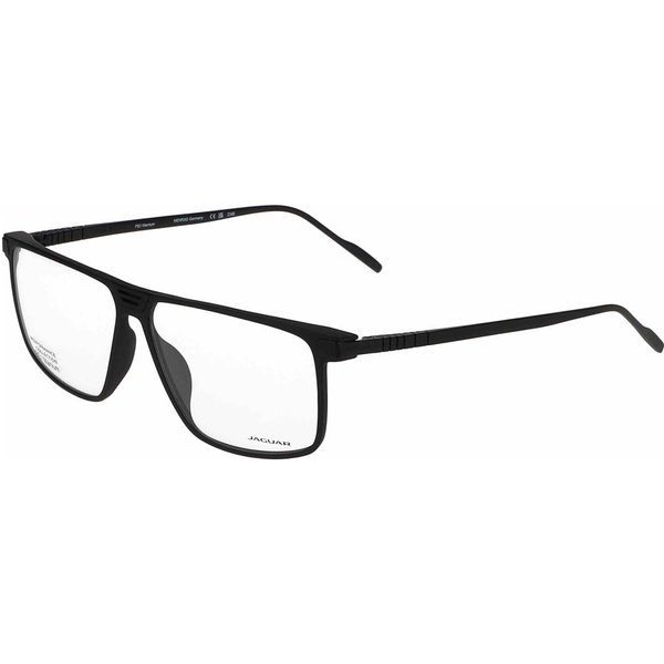 Jaguar 36833 6100 Men's Eyeglasses Black Size 59 - Blue Light Block Available